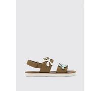 Camper Miko K800591, Sandali con 2 cinghie Bambine e ragazze, Marrone medio 002, 31 EU