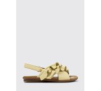 CAMPER Sandalo Twins in pelle con rouches 37 Giallo