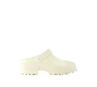 Camper, ,Shoes ,Donna ,Bianco ,39 EU Traktori Slides in Pelle Bianca