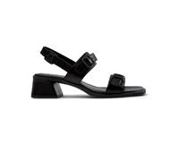 Camper – Sandali Donna Kora K201739 – Pelle liscia, 2 strisce – Nero 36