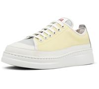 Camper Sneaker da donna Runner Up Twins – Pelle liscia, Bianco, Giallo, Grigio, Taglia 36