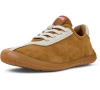CAMPER Peu Path - Scarpe casual eleganti per Bimbe - Marrone,Beige, taglia 35, Pelle liscia