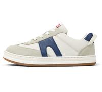 CAMPER Runner - Sneaker per Bimbe - Bianco,Beige,Blu, taglia 35, Pelle liscia