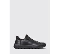 CAMPER Sneakers slip-on Peu Serra in pelle a grana con suola Vibram e lacci elasticizzati 38 Nero