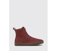 CAMPER Stivaletti outdoor Peu Touring in nabuk con zip laterale e lacci elastici 42 Bordeaux