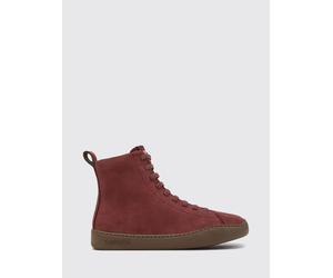CAMPER Stivaletti outdoor Peu Touring in nabuk con zip laterale e lacci elastici 42 Bordeaux
