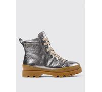 CAMPER Stivaletto Brutus in pelle laminata 35 Grigio