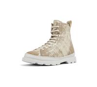 CAMPER Brutus - Stivaletti per Donna - Bianco,Grigio, taglia 39, Pelle scamosciata