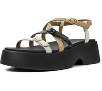 CAMPER Sandalo con cinturino 'Tasha' avorio / sabbia / nero, Taglia 39