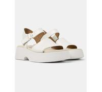 CAMPER Tasha - Sandali per Donna - Bianco, taglia 37, Pelle liscia