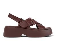 CAMPER Tasha - Scarpe formali per Donna - Borgogna, taglia 40, Pelle liscia