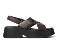 CAMPER Tasha - Scarpe formali per Donna - Marrone, taglia 39, Pelle liscia