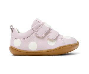 CAMPER Twins - Chiusura automatica per PRIMI PASSI - Rosa,Bianco, taglia 24, Pelle liscia