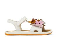 CAMPER Twins - Sandali per Bimbe - Bianco,Rosa,Arancione, taglia 35, Pelle liscia