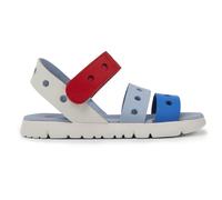 CAMPER Twins - Sandali per Bimbe - Blu,Bianco,Rosso, taglia 29, Pelle liscia