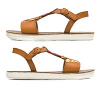 CAMPER Twins - Sandali per Bimbe - Marrone,Rosso ,Giallo, taglia 28, Pelle liscia