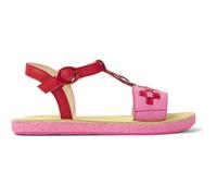 CAMPER Twins - Sandali per Bimbe - Rosso ,Rosa, taglia 32, Pelle liscia