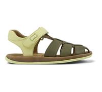 CAMPER Twins - Sandali per Bimbe - Verde,Giallo, taglia 25, Pelle liscia