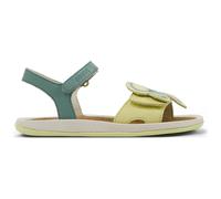 CAMPER Twins - Sandali per Bimbe - Verde,Giallo, taglia 31, Pelle liscia