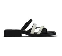 CAMPER Twins - Sandali per Donna - Bianco,Nero, taglia 39, Pelle liscia