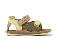 CAMPER Twins - Sandali per PRIMI PASSI - Verde,Giallo,Beige, taglia 21, Pelle liscia
