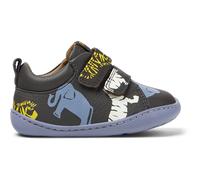CAMPER Twins - Scarpe casual eleganti per PRIMI PASSI - Grigio,Blu,Giallo, taglia 25, Pelle liscia
