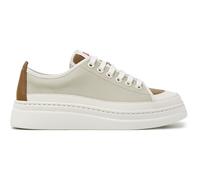 CAMPER Twins - Scarpe casual per Donna - Bianco,Marrone,Beige, taglia 39, Pelle liscia
