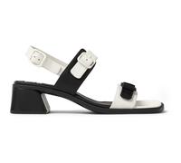 CAMPER Twins - Scarpe formali per Donna - Bianco,Nero, taglia 37, Pelle liscia