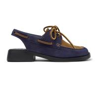 CAMPER Twins - Scarpe formali per Donna - Blu,Marrone, taglia 36, Pelle scamosciata