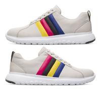 CAMPER Twins - Sneaker per Donna - Beige, taglia 36, Tessuto in cotone/Pelle liscia