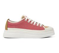 CAMPER Twins - Sneaker per Donna - Bianco,Marrone,Rosso, taglia 38, Tessuto in cotone/Pelle liscia