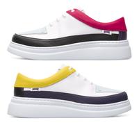 CAMPER Twins - Sneaker per Donna - Bianco,Viola,Nero, taglia 36, Pelle liscia
