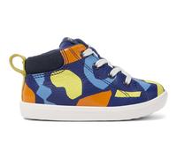 CAMPER Twins - Stivali per PRIMI PASSI - Blu,Giallo,Arancione, taglia 21, Pelle liscia