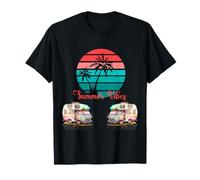 - Camper vacanze estive al tramonto sul mare - Maglietta