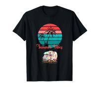 - Camper vacanze estive al tramonto sul mare - Maglietta