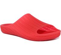 CAMPER Wabi Hamaca Uomo Scivolosi Gomma Sandalo IN Rosso Taglia UK 6 - 11