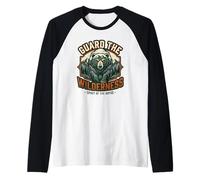 Camper Wildlife Bear Nature Animal Maglia con Maniche Raglan