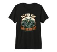Camper Wildlife Bear Nature Animal Maglietta Premium