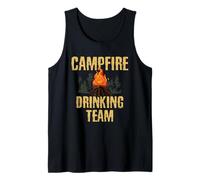 Campers Gift - Campfire Drinking Team Camping Outdoors Funny Canotta