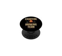 Campers Gift - Campfire Drinking Team Camping Outdoors Funny PopSockets PopGrip Adesivo