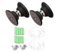 Campervan Holder, 2pcs Strong Magnetic Stainless Steel Holder, Shockproof Easy Installation Catch RV Accessories with Adhesive and Screws for Campervan, Home