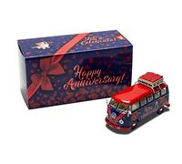 Corgi Campervan Volkswagen "Felice anniversario" personalizzabile