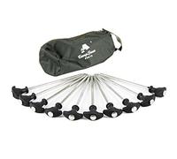 CampFeuer, picchetti a T, picchetti, chiodi da terra per tenda da campeggio, Bivvy, tenda per pescatori e padiglione, misure e lunghezza a scelta. , P20_10, 10 Stück à 20 cm