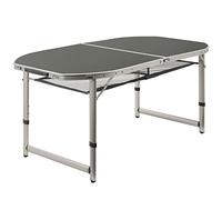 CampFeuer Tavolo da campeggio in alluminio 6 persone | 150 x 80 cm | pieghevole, regolabile in altezza | tavolo arrotolabile per campeggio, giardino e terrazza