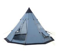 CampFeuer Tipi Spirit - Tenda da campeggio indiana per 4 persone, con zanzariere, per esterni, resistente all'acqua, 3000 mm, colore: blu