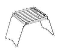 Campfire Grill Grate - Stainless Steel, Height Adjustable, Portable, For Ca