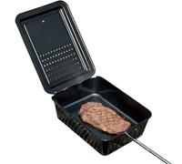 Campfire Popcorn Pan | Folding Non-Stick Cooking Pan - Popcorn Maker With Wooden Handle Design,Easy Portability For Camping Picnic Hiking Travel Cooking Outdoor Grilling BBQ