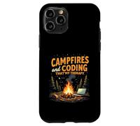 Campfires and Coding That's My Therapy Custodia per iPhone 11 Pro