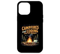 Campfires and Coding That's My Therapy Custodia per iPhone 12 Pro Max