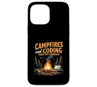 Campfires and Coding That's My Therapy Custodia per iPhone 13 Pro Max